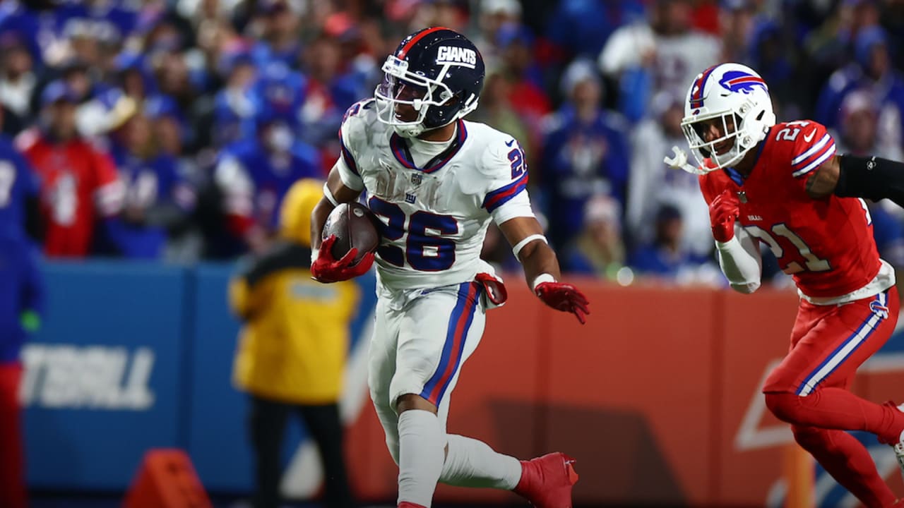 Saquon Barkley backtoback big carries Giants vs. Bills Highlights