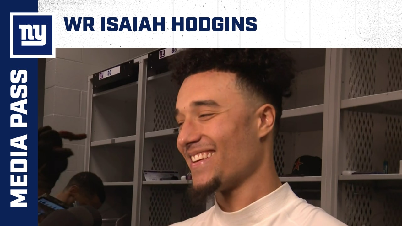 Wr Isaiah Hodgins Our Confidence Level Is High