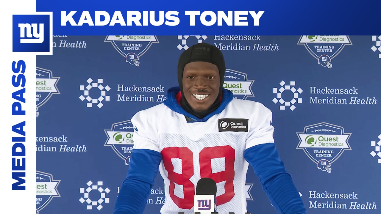 Kadarius Toney injury news: Giants WR returns to pracctice Friday of Week 8  - DraftKings Network