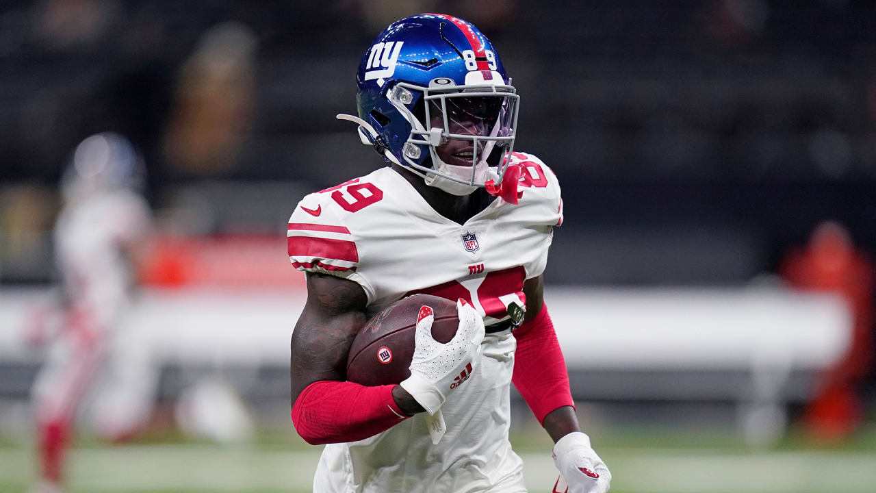 Kadarius Toney takes screen pass for first down Giants vs. Saints