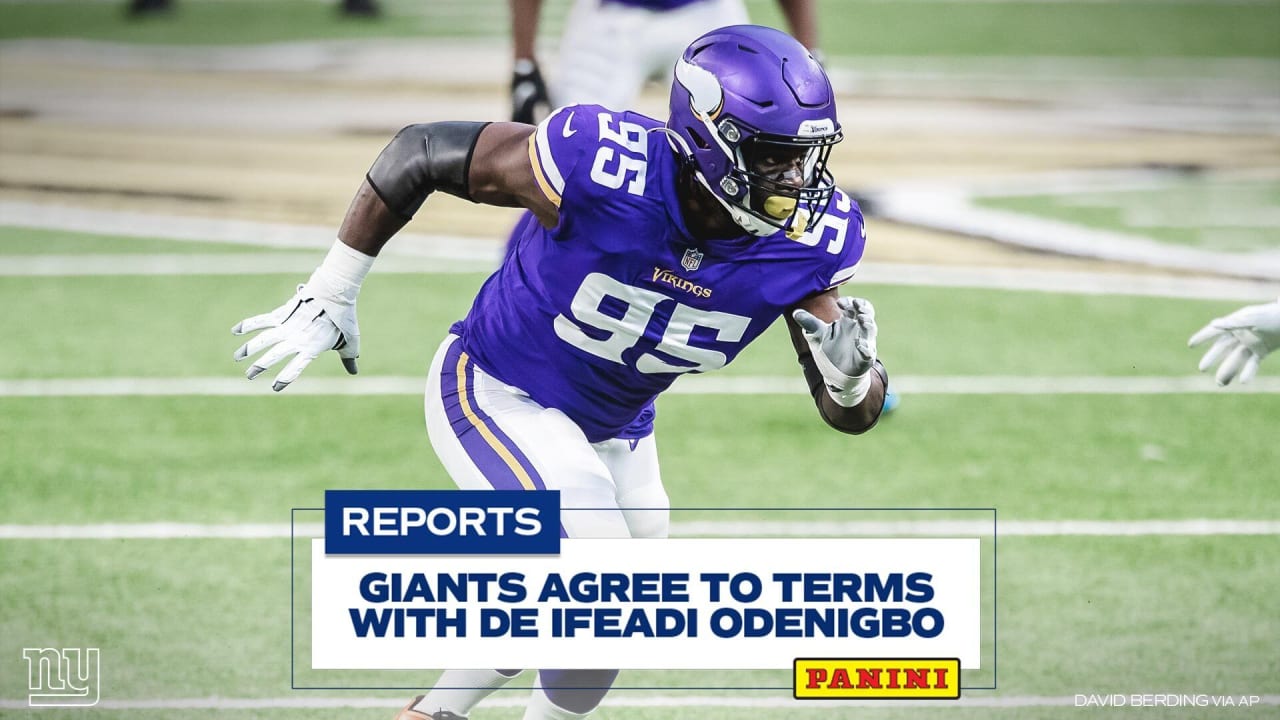 The giants agree with the terms of the DE Ifeadi Odenigbo