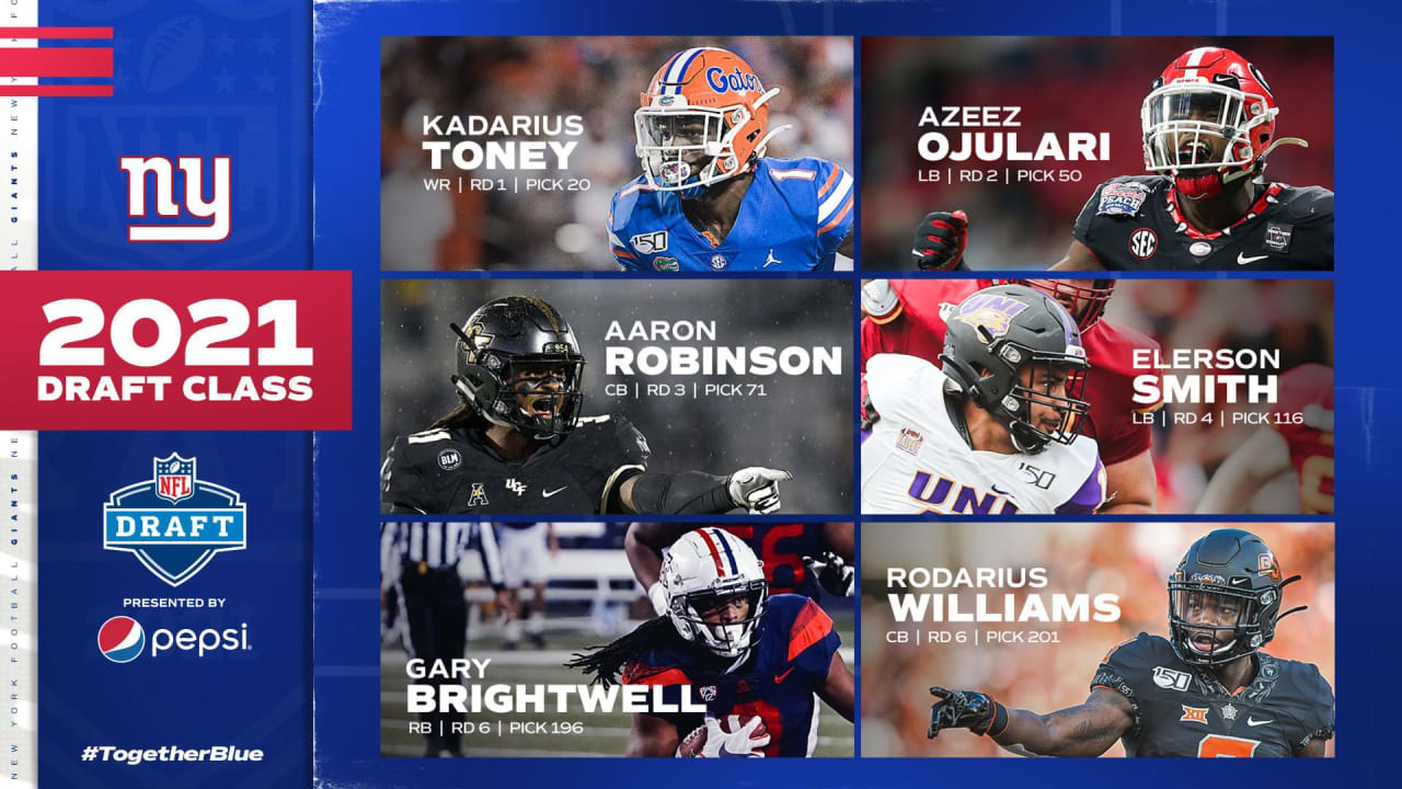 Giants' six-man draft class bolsters free agent haul