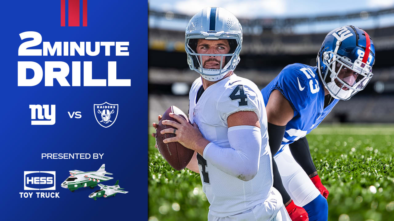 2 Minute Drill (11/03) Previewing Giants vs. Raiders