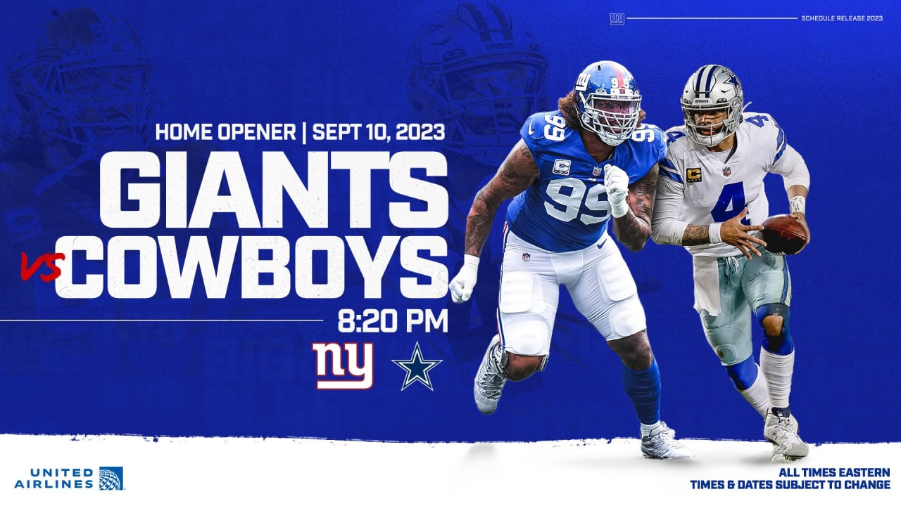 New York Giants vs. Dallas Cowboys