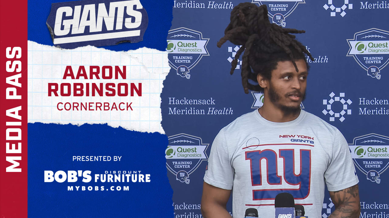 Film analysis: Giants' CB Aaron Robinson on the outside - Big Blue View