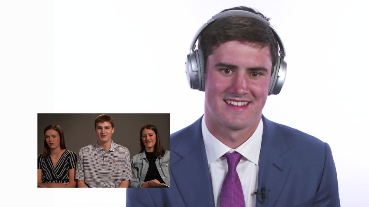 Daniel Jones' family surprises him with a draft night video