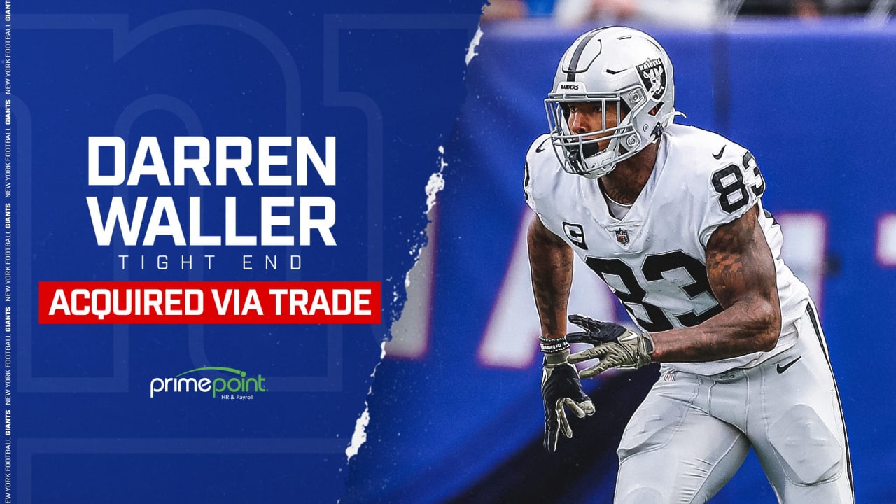 Giants acquire TE Darren Waller via trade with Raiders - BVM Sports