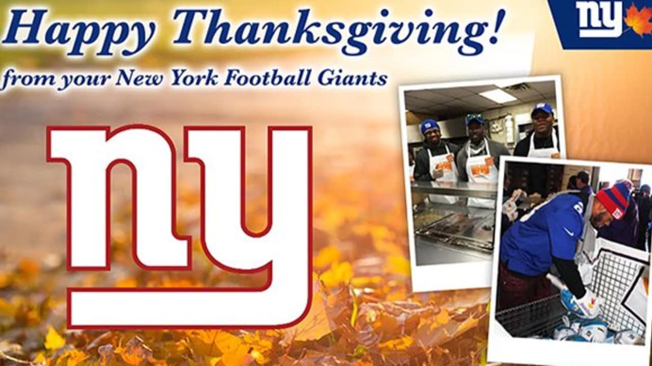 Happy Thanksgiving from the Giants!