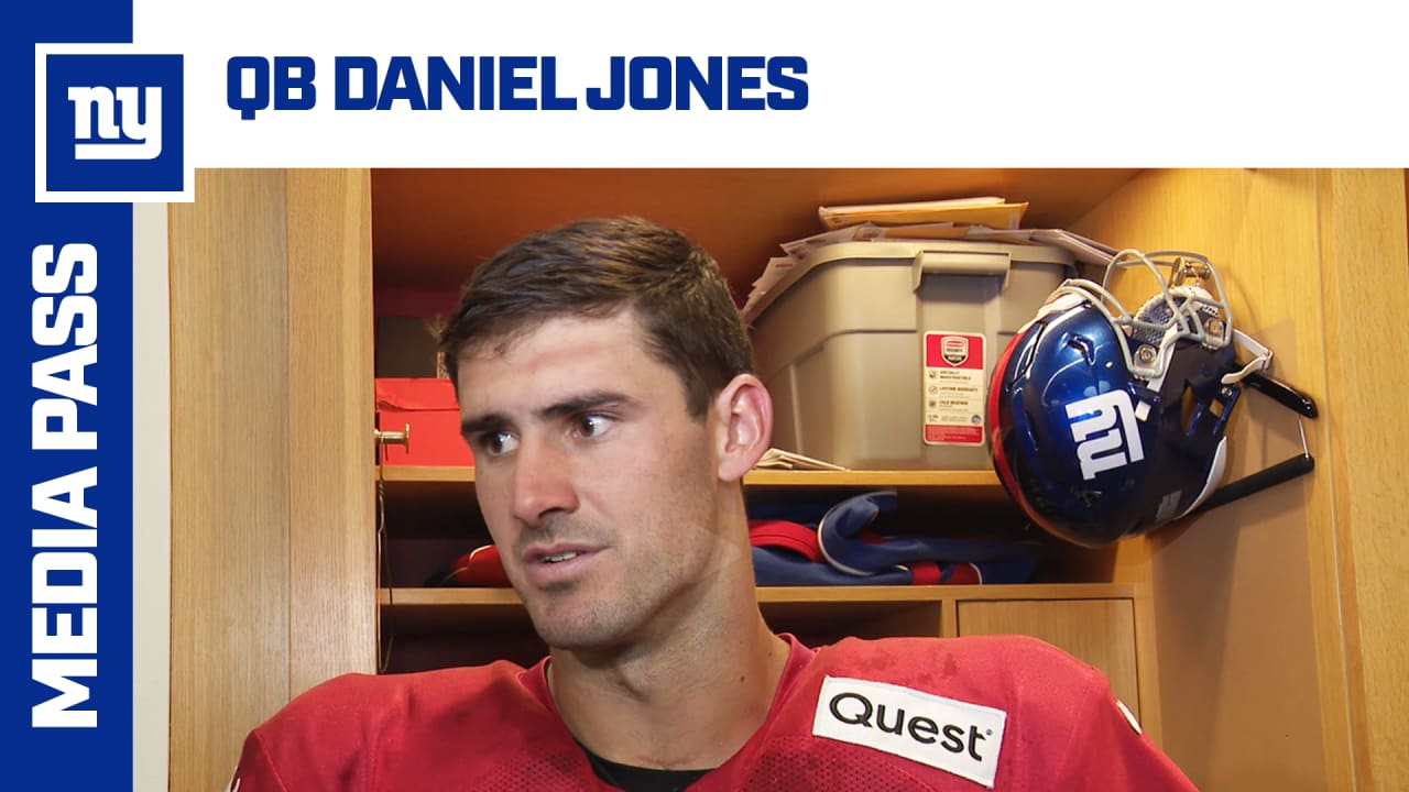 QB Daniel Jones 'Focus on what's ahead'