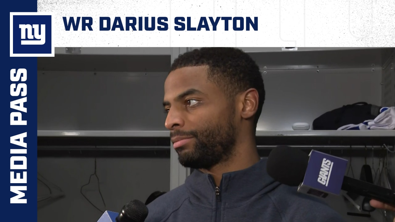 WR Darius Slayton 'Excited to get this win under our belt'