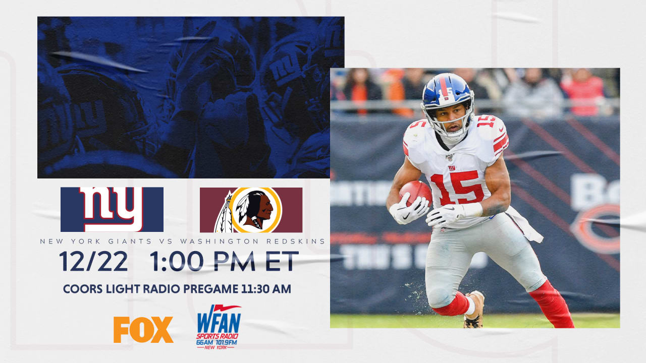 Washington Redskins Vs. New York Giants Live Stream: How To Watch