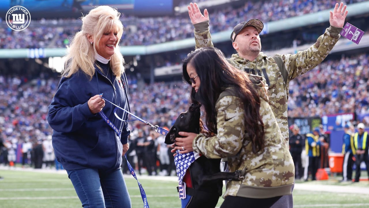 BEST NFL New York Giants Salute To Service - Honor Veterans And