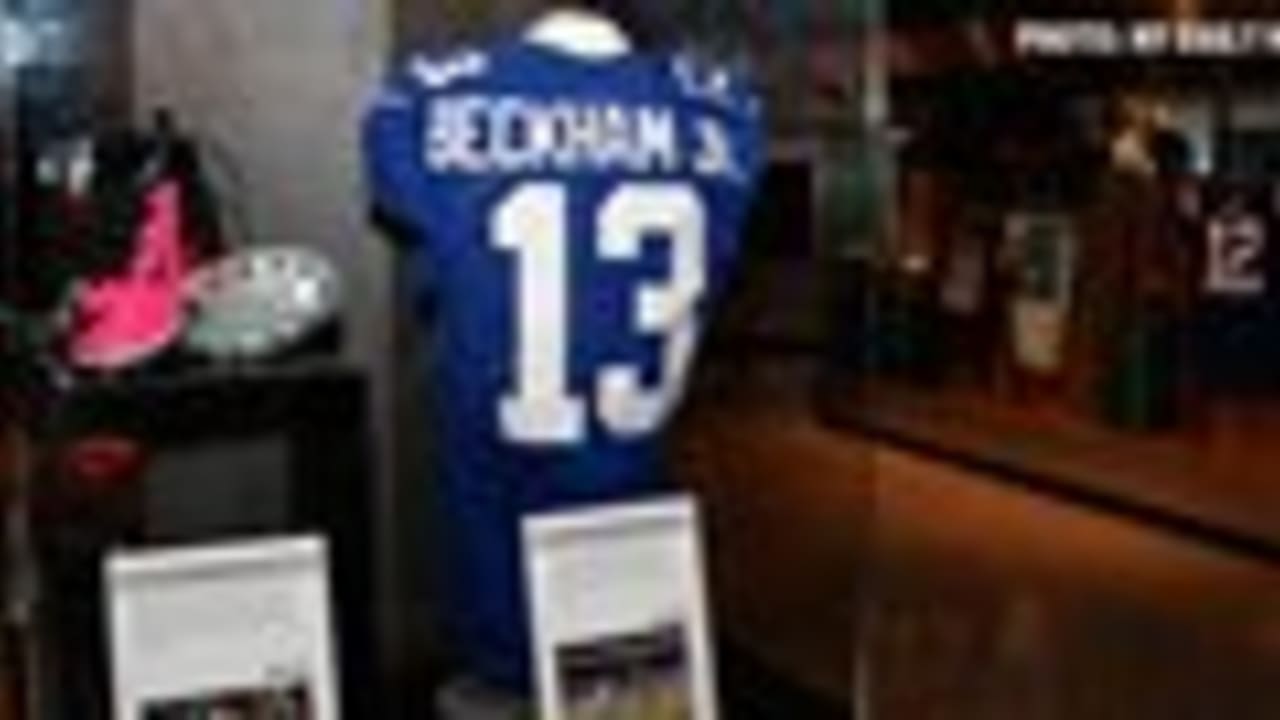 Beckham Jr.'s jersey from The Catch now in Hall of Fame