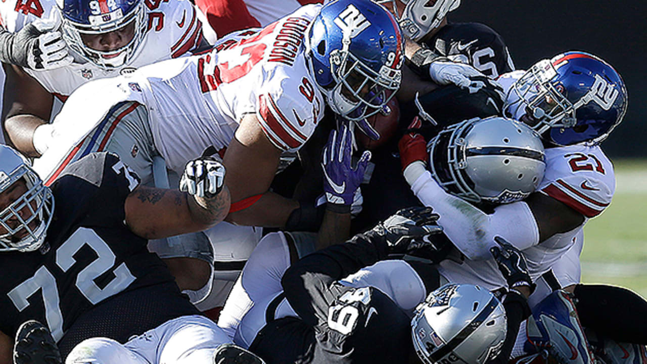 Giants vs. Raiders: Postgame Stats and Notes