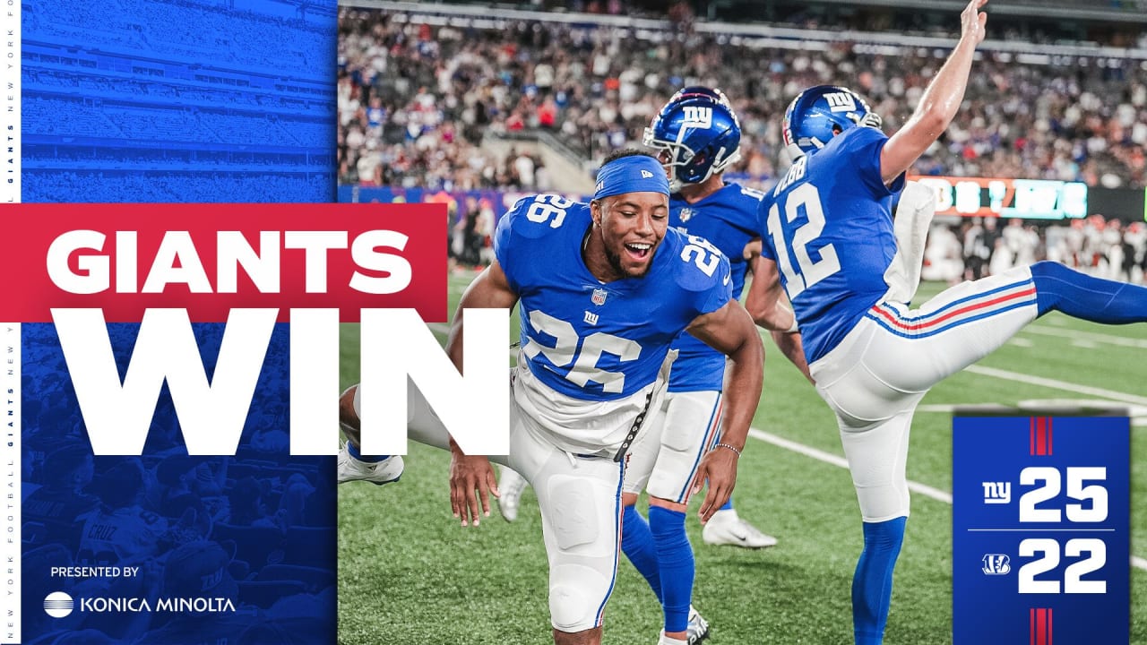 new york giants win