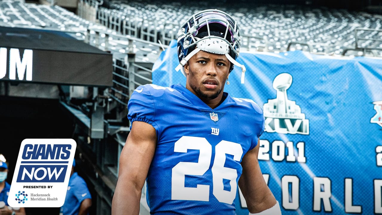 Giants Now Saquon Barkley updates rehab progress