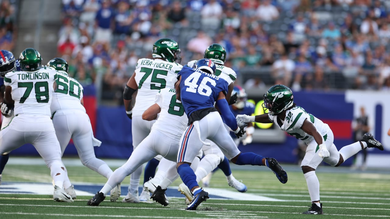 Aaron Rodgers throws TD pass in Jets' preseason debut vs. Giants