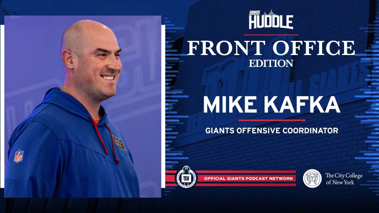 New York Giants on X: Mike Kafka joins the Giants Huddle: Front Office  Edition podcast to discuss integrating new players into the offensive  scheme Full podcast 