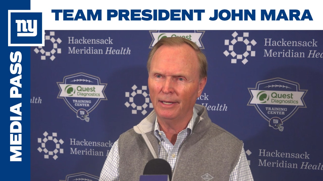 Giants president John Mara addresses team&rsquo;s offseason moves