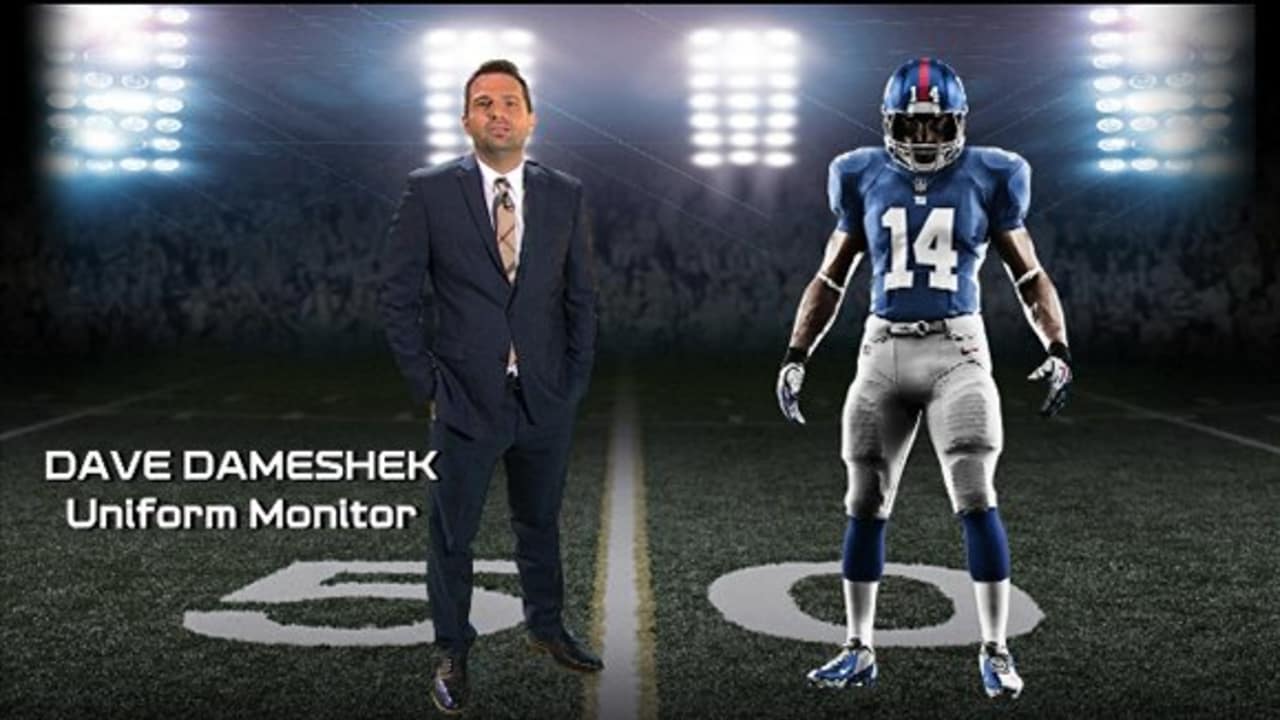 New York Giants uniform breakdown
