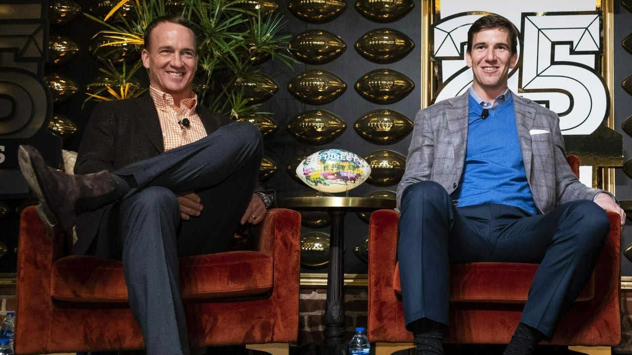 Eli, Peyton trade barbs as hijinks resume on 'Manningcast' of