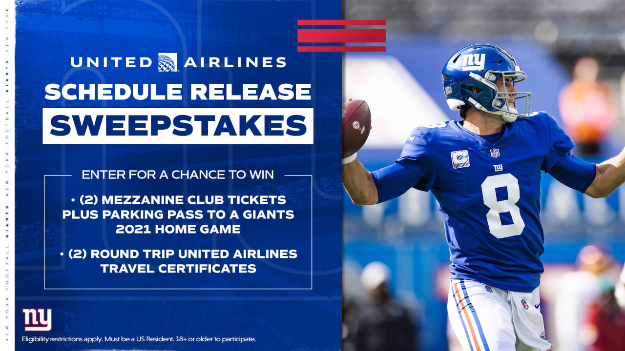 Acquire two tickets to any Giants home match and two United Airlines vacation certificates