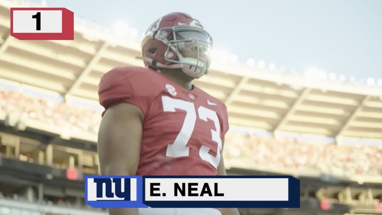 Giants draft picks 2022: New York selects OT Evan Neal at No. 7 - Big Blue  View