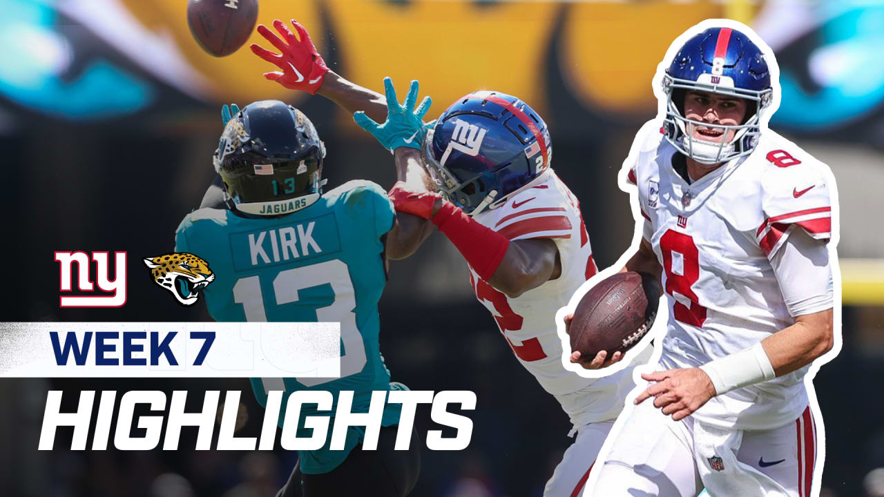 \ud83c\udfa5 Highlights: New York Giants 23, Jacksonville Jaguars 17