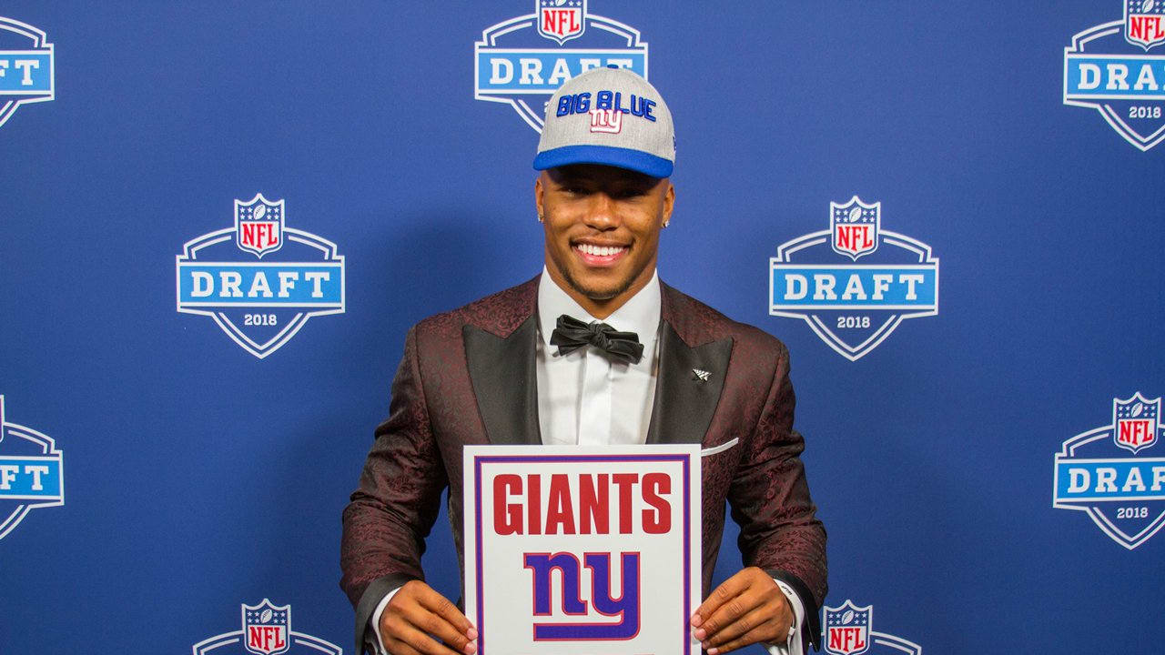 Photos Saquon Barkley's Draft Night