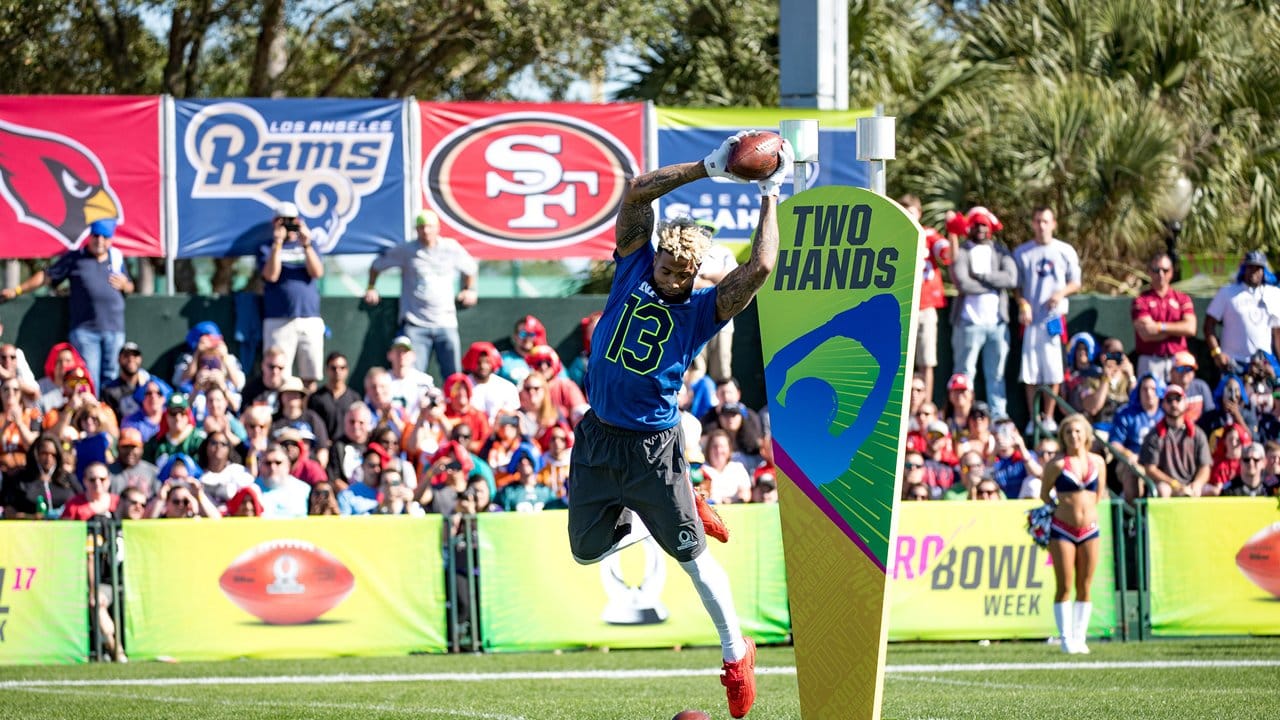 Photos: Odell Beckham Jr. competes in Pro Bowl Skills showdown