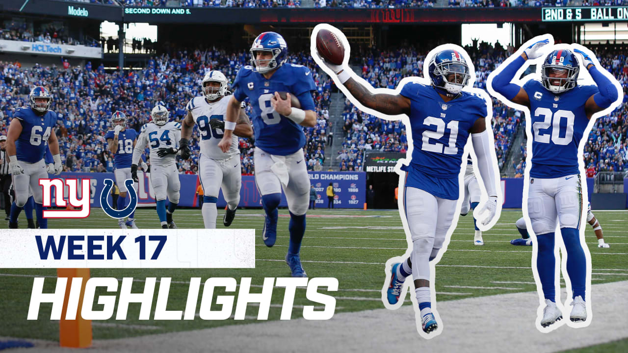 NFL Week 17 Game Recap: New York Giants 38, Indianapolis Colts 10, NFL  News, Rankings and Statistics