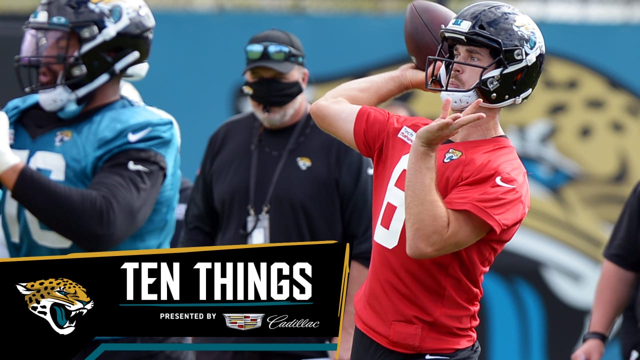 Jacksonville, FL, USA. 8th Nov, 2020. Jacksonville Jaguars quarterback Jake  Luton (6) during 1st half NFL football game between the Houston Texans and  the Jacksonville Jaguars at TIAA Bank Field in Jacksonville