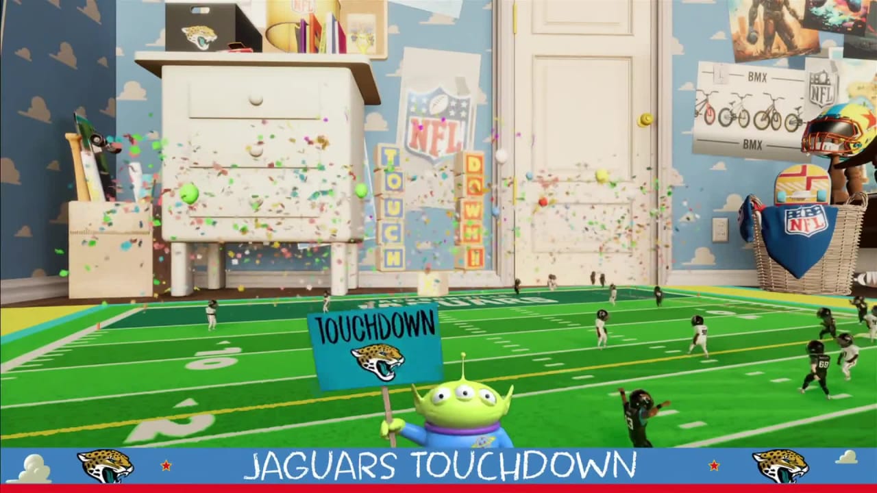 Toy Story NFL Game Trailer: Falcons Jaguars, Disney Plus ESPN