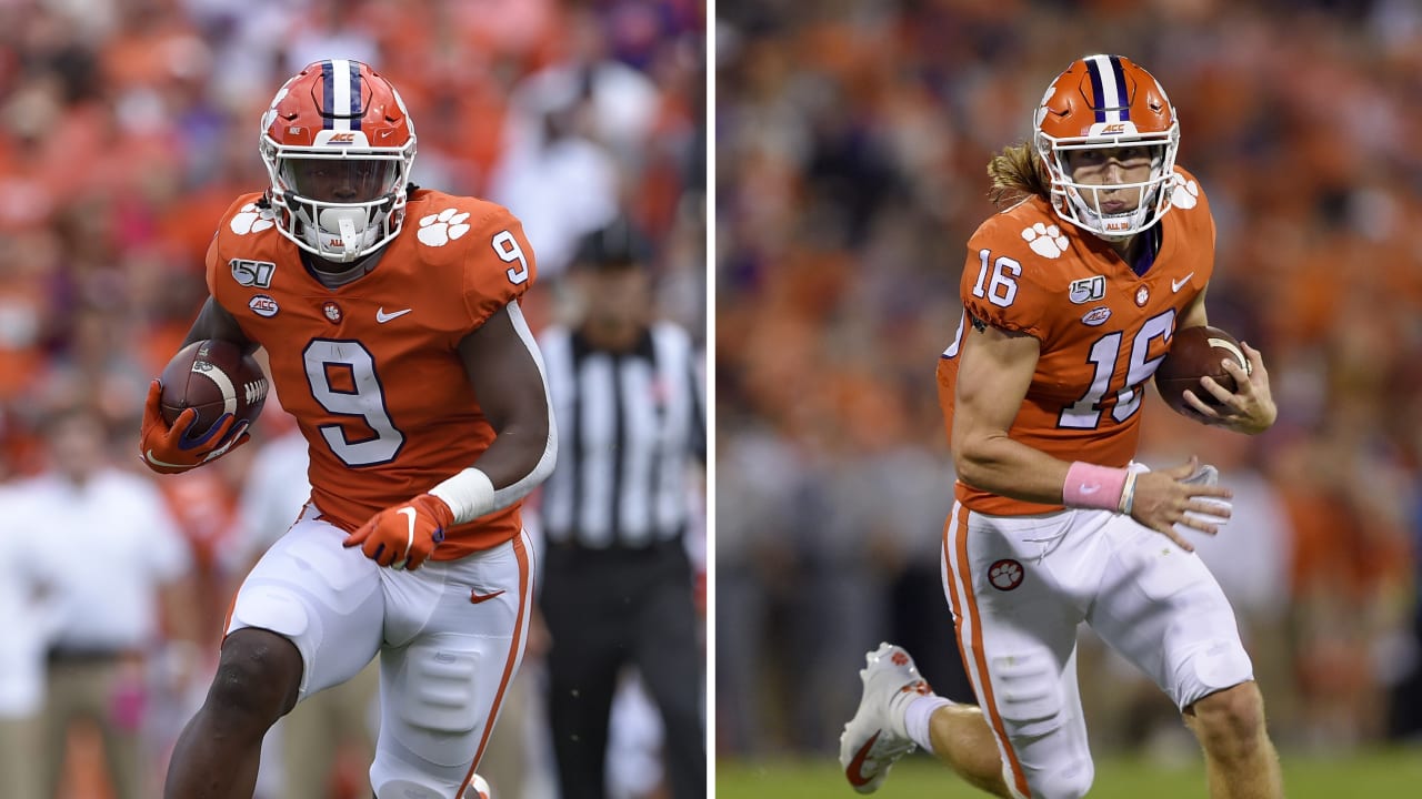 Jaguars introduce first-round picks Trevor Lawrence, Travis Etienne