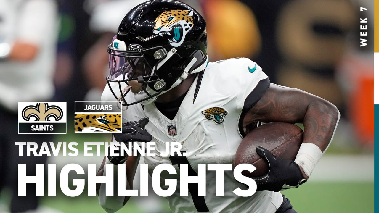 Jaguars RB Travis Etienne scores his first NFL touchdown vs. the Giants