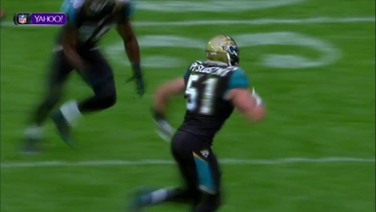 Highlight: Jags' D comes up with game-sealing fourth-down stop with Oluokun  tackle