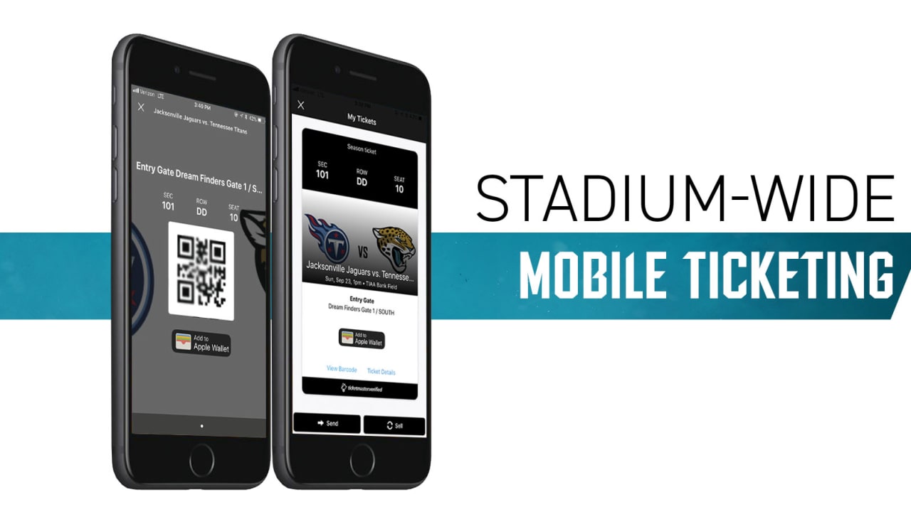 Jaguars Announce Stadium-wide Mobile Ticketing beginning with 2018