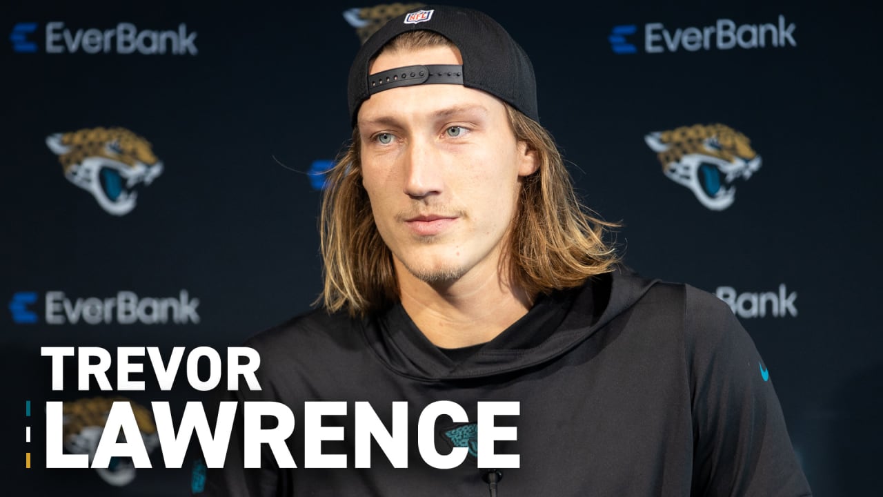 Jaguars QB Trevor Lawrence Meets with the Media Prior to Week 4 in London