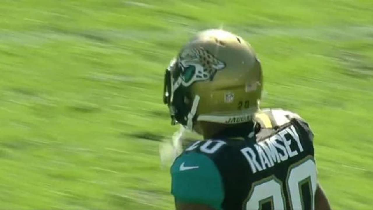 Jalen Ramsey delivers huge hit to force incompletion