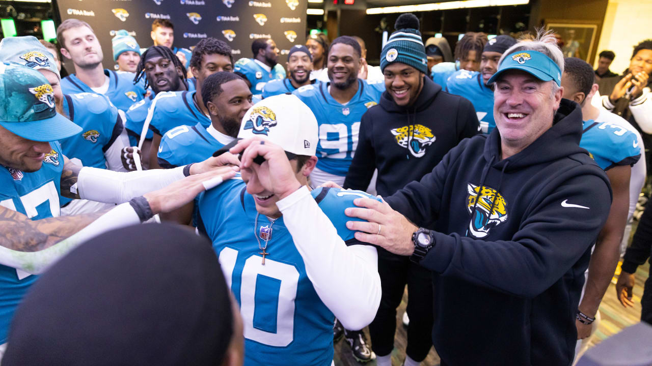 Pederson pays tribute to Jaguars as AFC South title caps