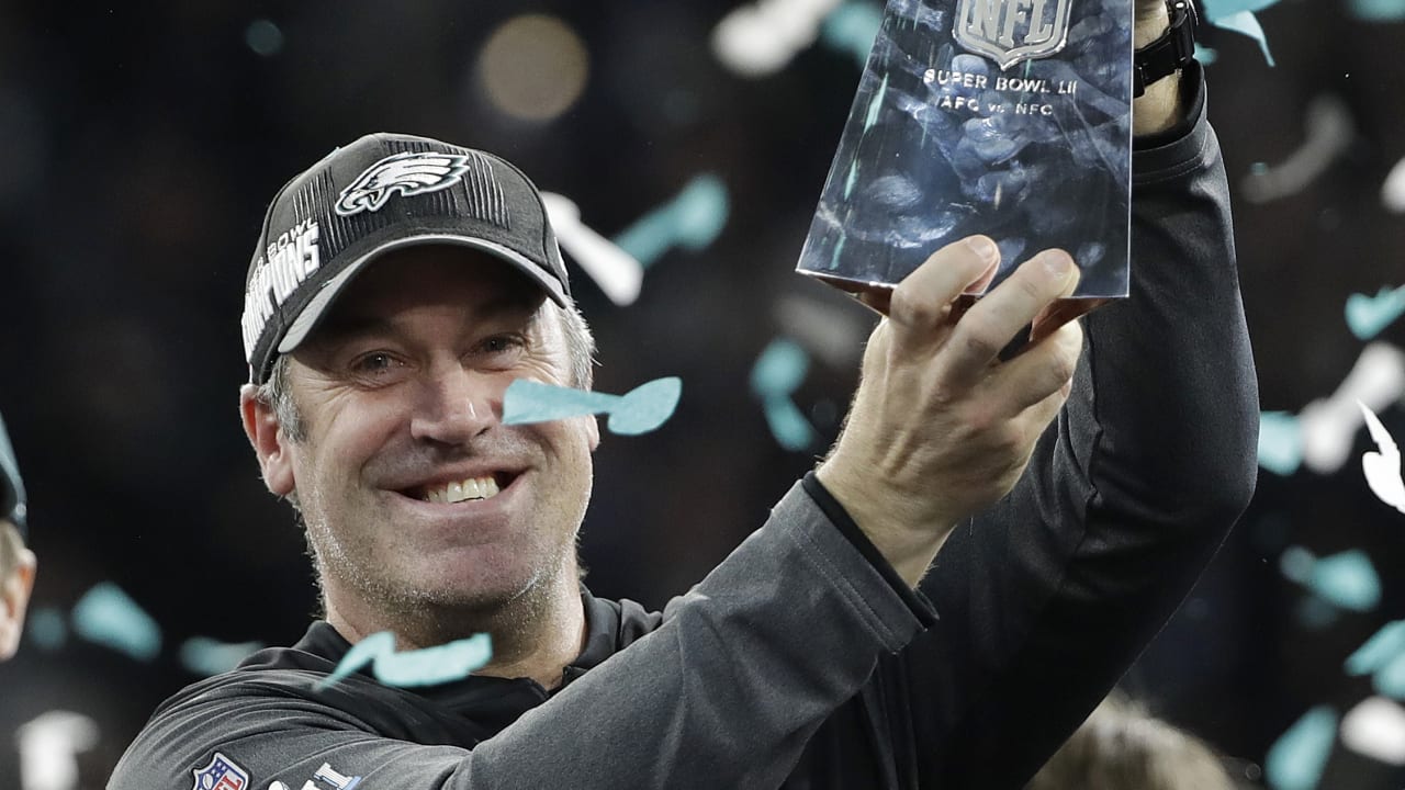 Doug Pederson smiled all the way through his bath in Eagles-green Gatorade  