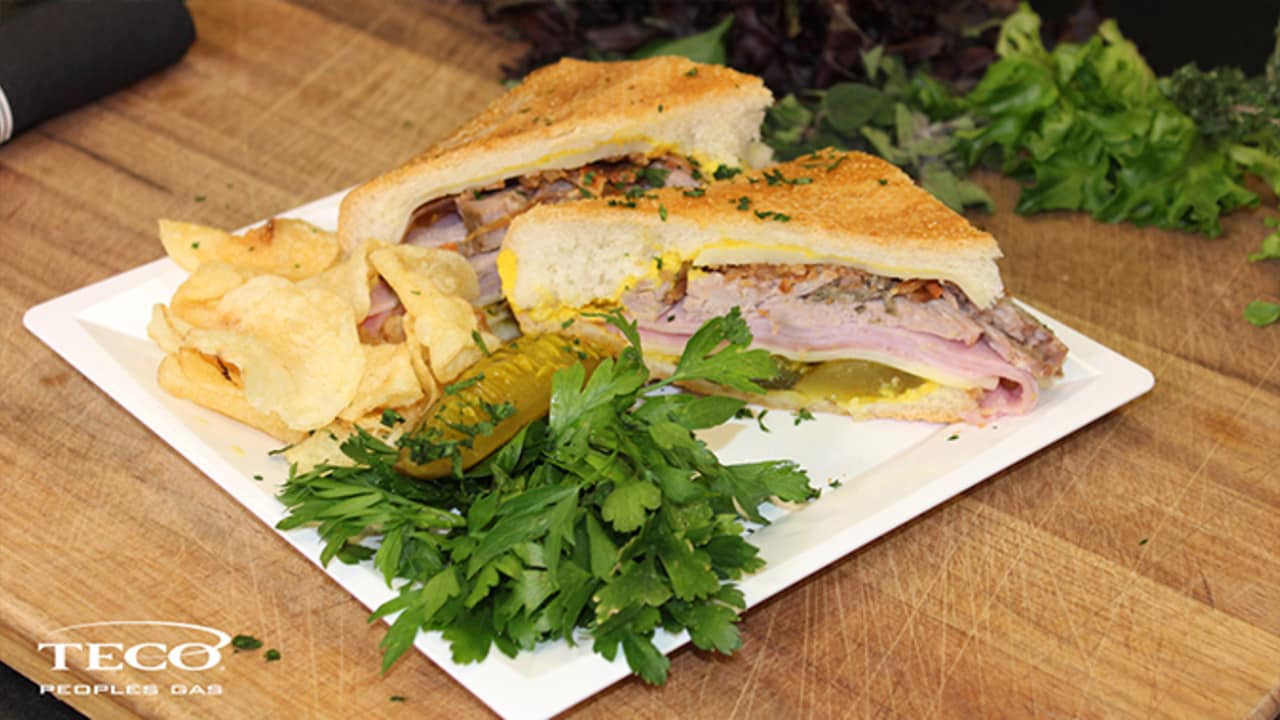 Game Day Grub Cuban sandwich