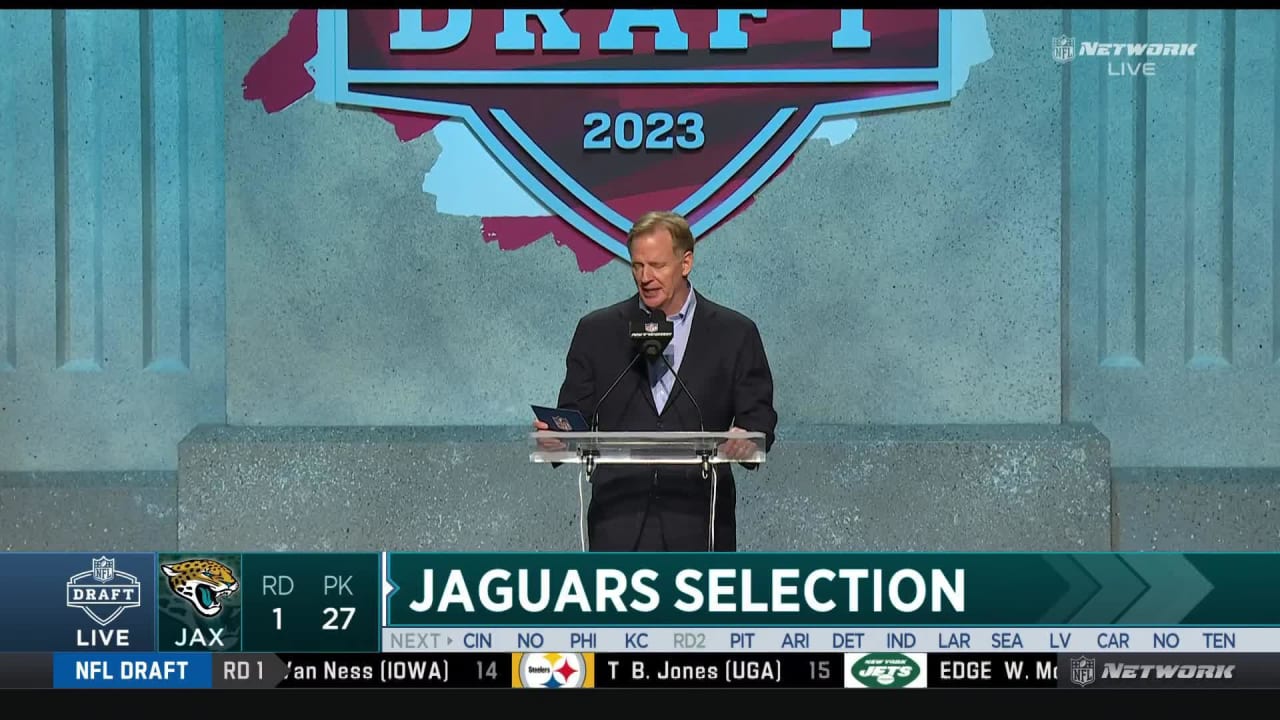 Anton Harrison Jacksonville Jaguars Nike 2023 NFL Draft First