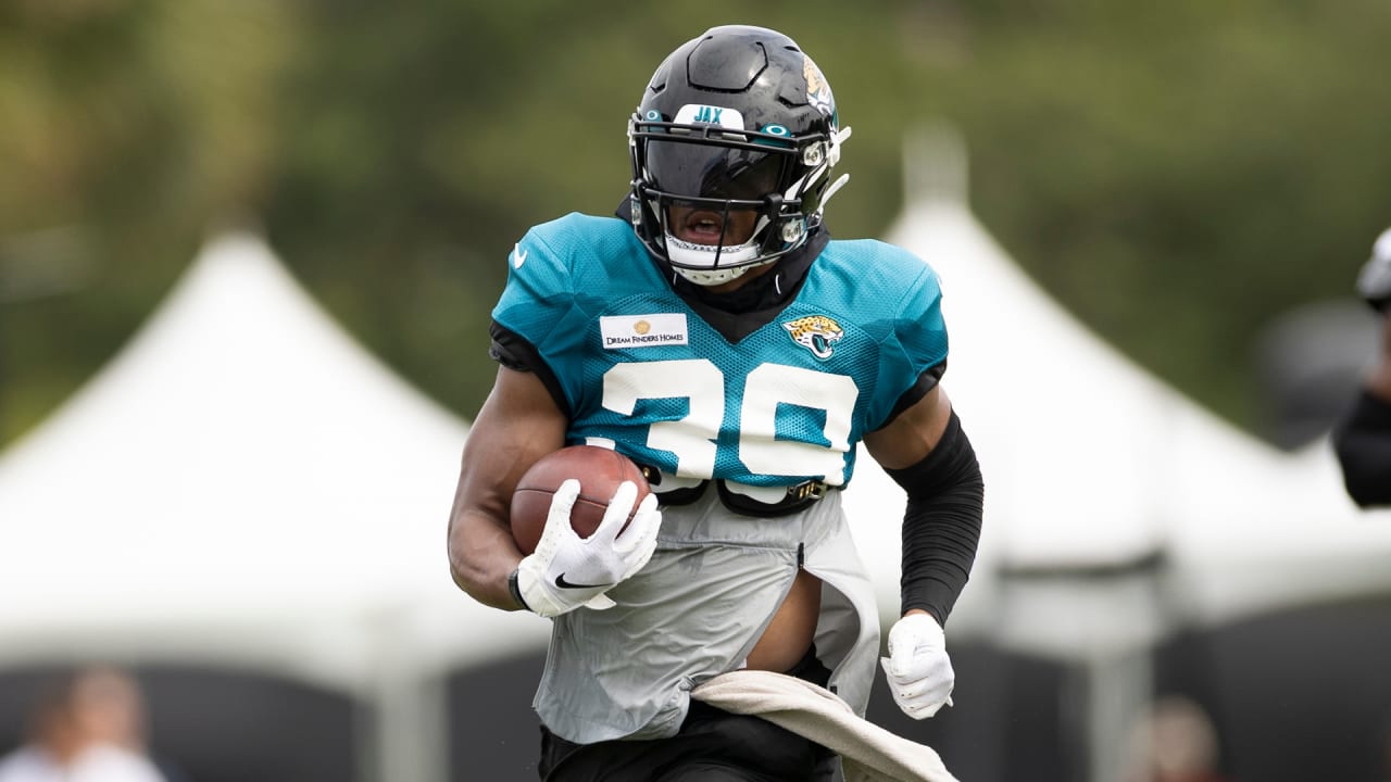 Jacksonville Jaguars wide receiver Jamal Agnew (39) returns a