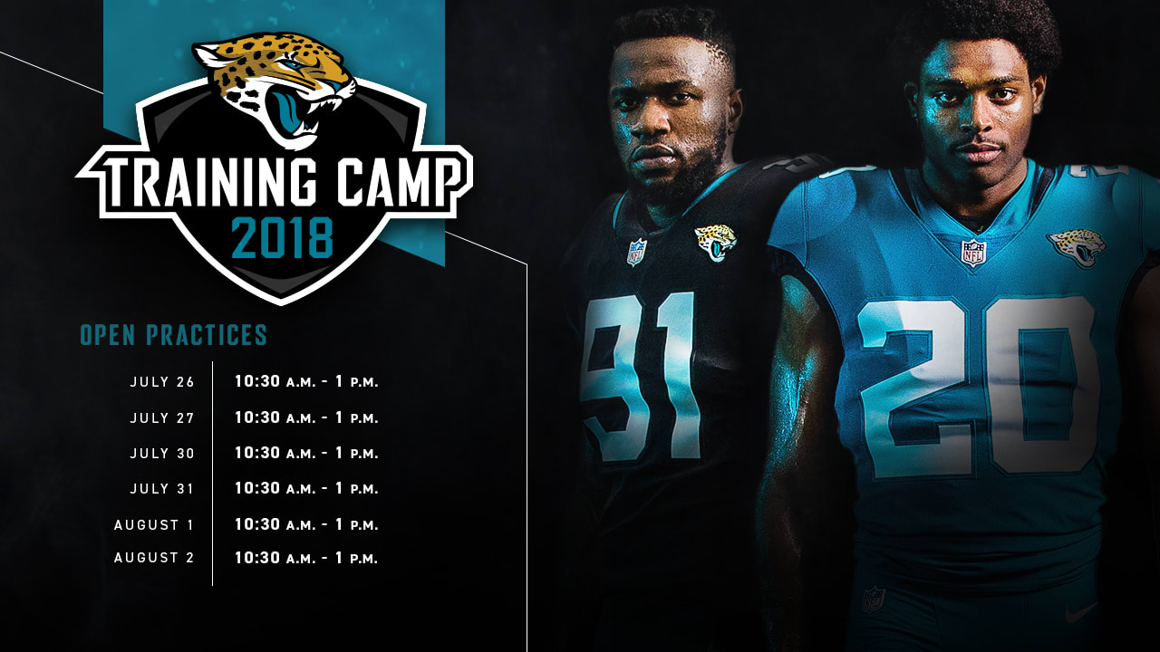 Jaguars to open eight Training Camp practices to fans in 2018