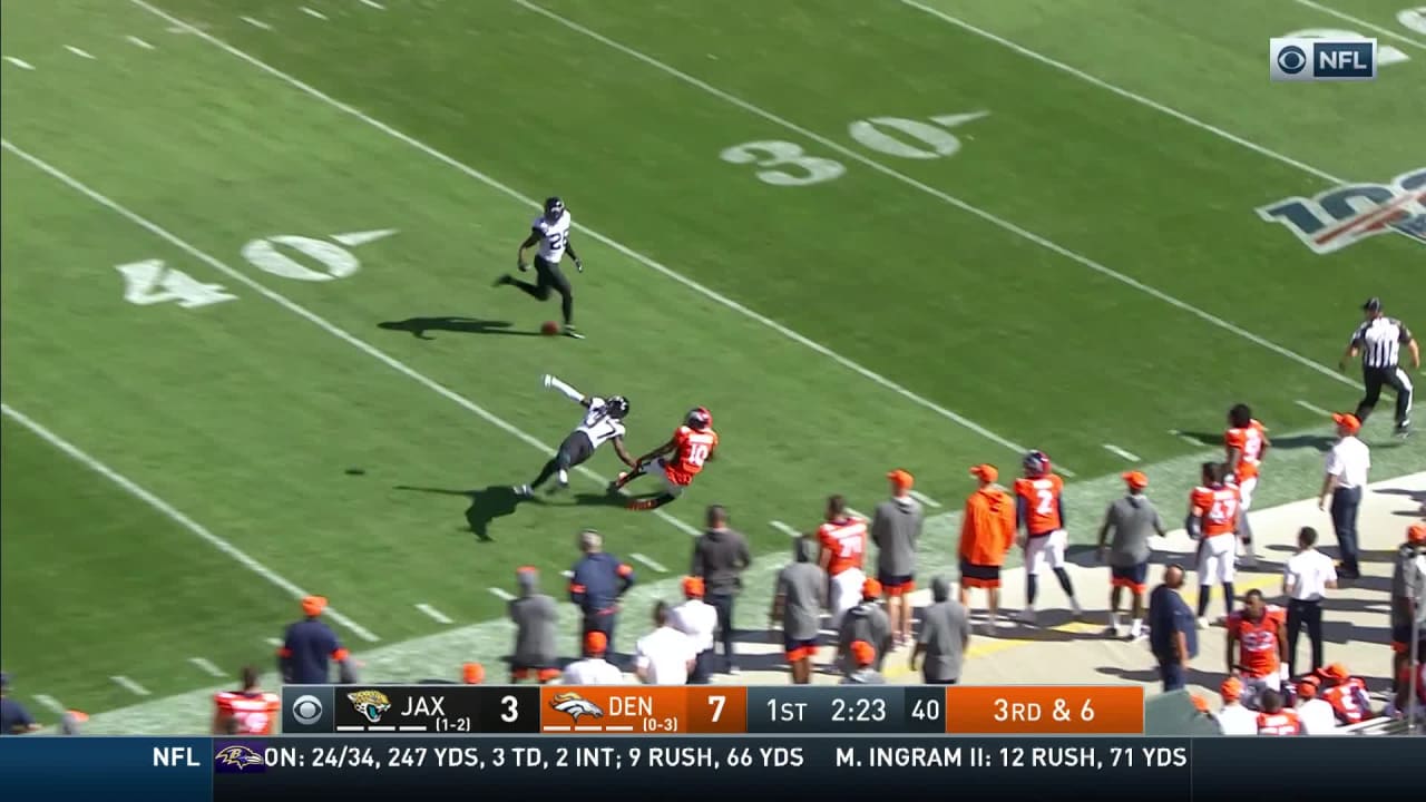 Tre Herndon makes great thirddown PBU on Sanders filling in for Jalen