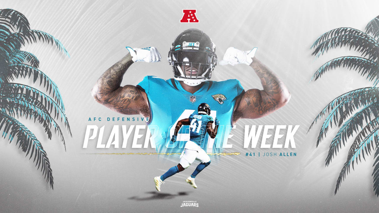 Jacksonville Jaguars' Josh Allen named AFC Player of the week