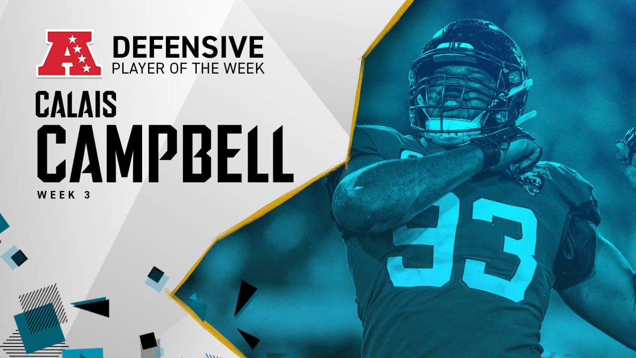 Jags' Calais Campbell Named AFC Defensive Player Of The Week While