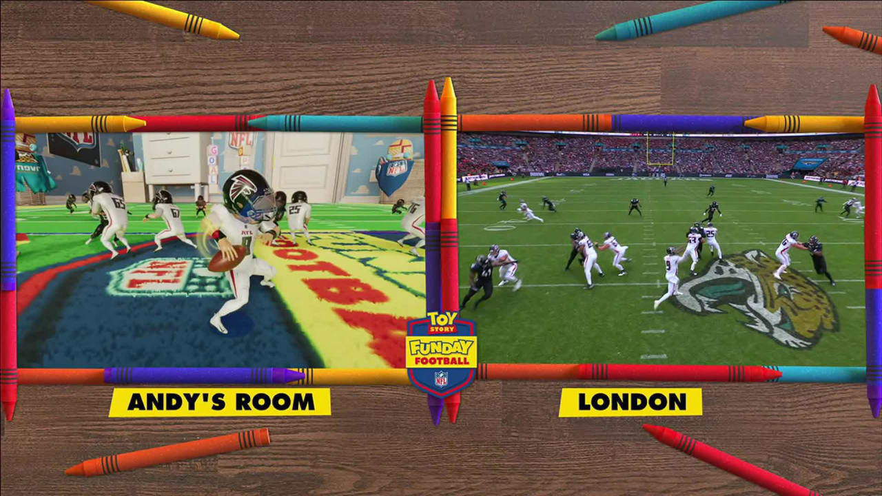 Social media reacts to 'Toy Story Funday Football' NFL broadcast