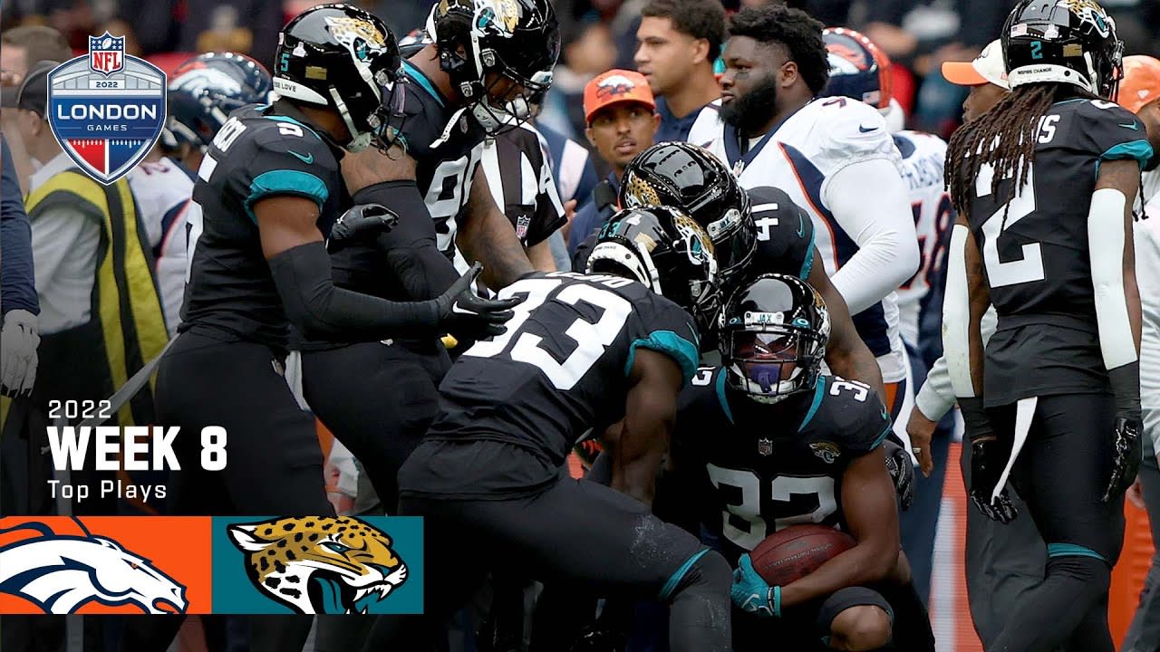 Highlights Jaguars' top plays vs. Broncos Week 8 Jacksonville Jaguars